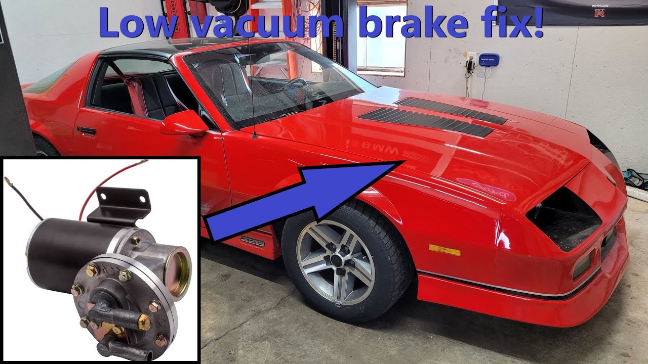 How to install a brake booster vacuum pump!