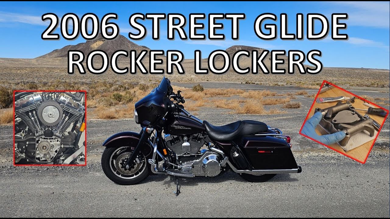 Street Glide FLHXI 2006 года выпуска — крышка кулачка и фиксаторы коромысел