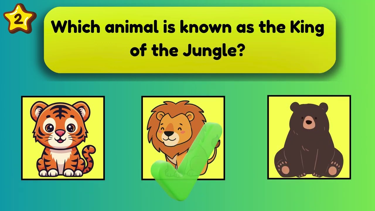 Guess the Animal | Animal Quiz for Kids 🐶🐵 Fun Questions & Choices | Learn About Animals | ESL