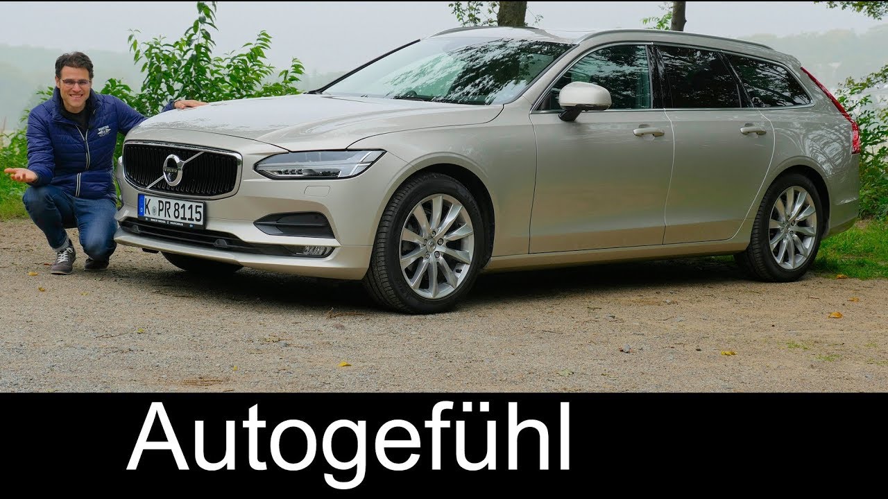 Volvo V90 FULL REVIEW D3 Momentum FWD MHD test 2017/2018 - Autogefühl