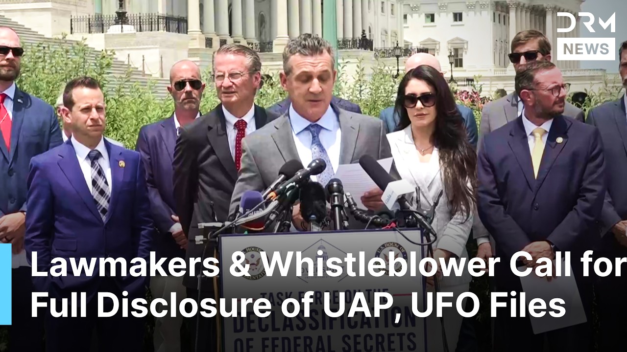FULL PRESSER: UAP Whistleblower David Grusch & Lawmakers Demand Release of UAP & UFO Records | AC1N