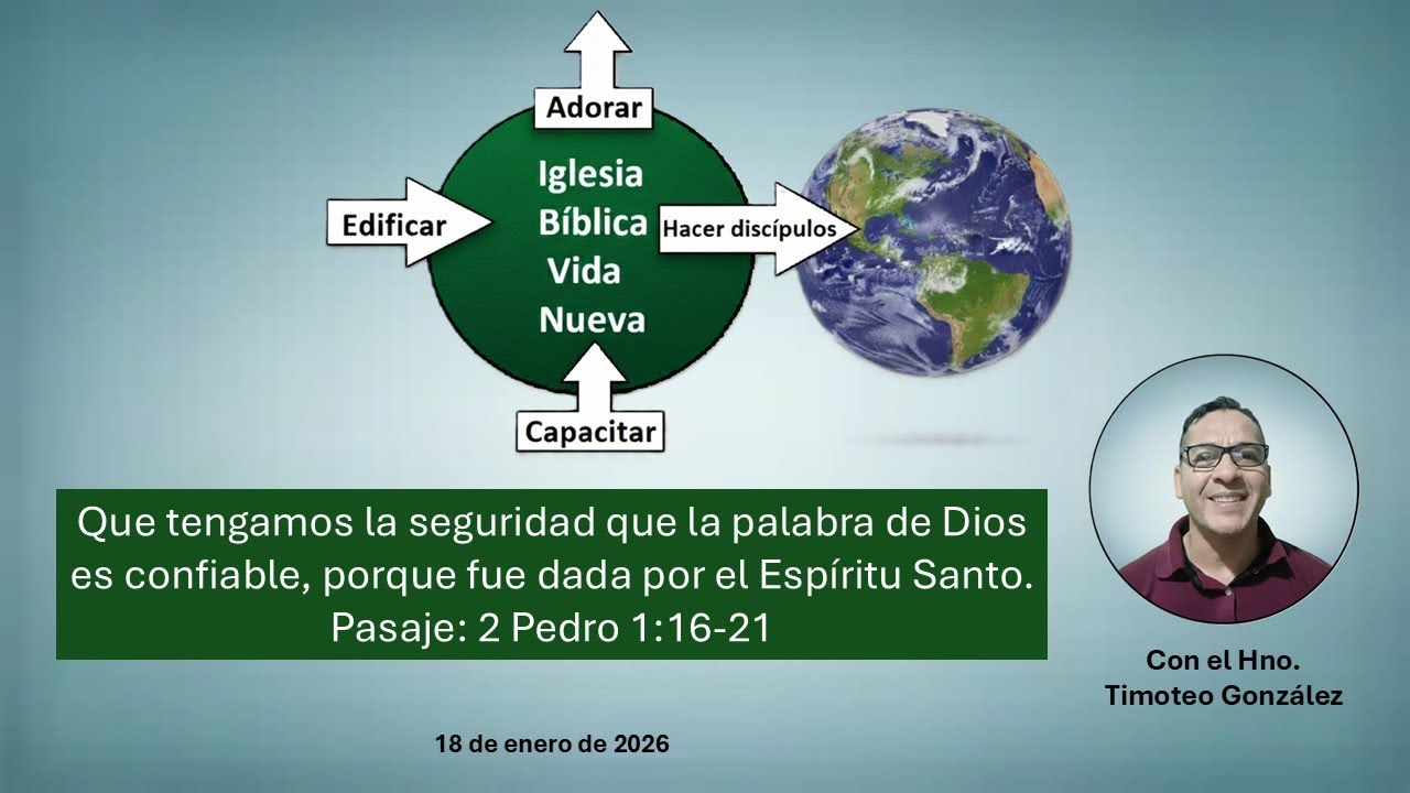 Que tengamos la seguridad que la palabra de Dios es confiable, porque fue dada por el Espíritu Santo