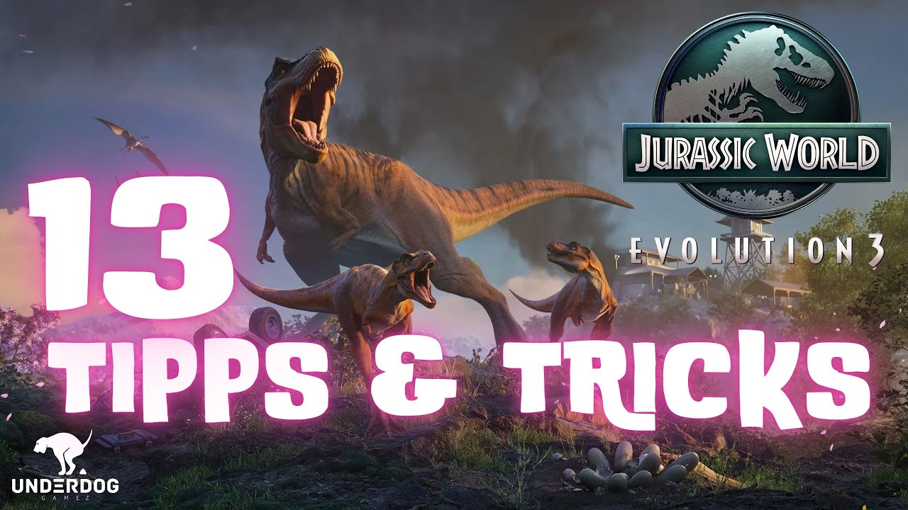 13 СОВЕТОВ И ПОДСКАЗОК, о которых вы еще не все знаете! для Jurassic World Evolution 3. Лучшие на...