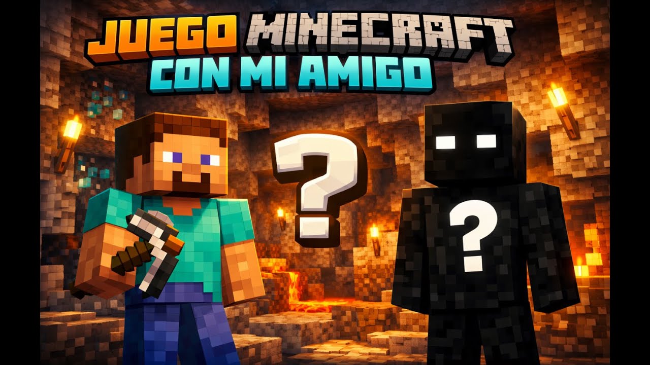 Juego minecraft con mi amigo