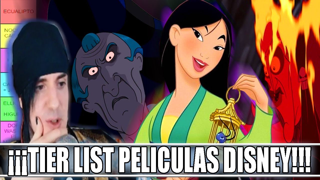 LAS MEJORES PELICULAS DE DISNEY - TIER LIST