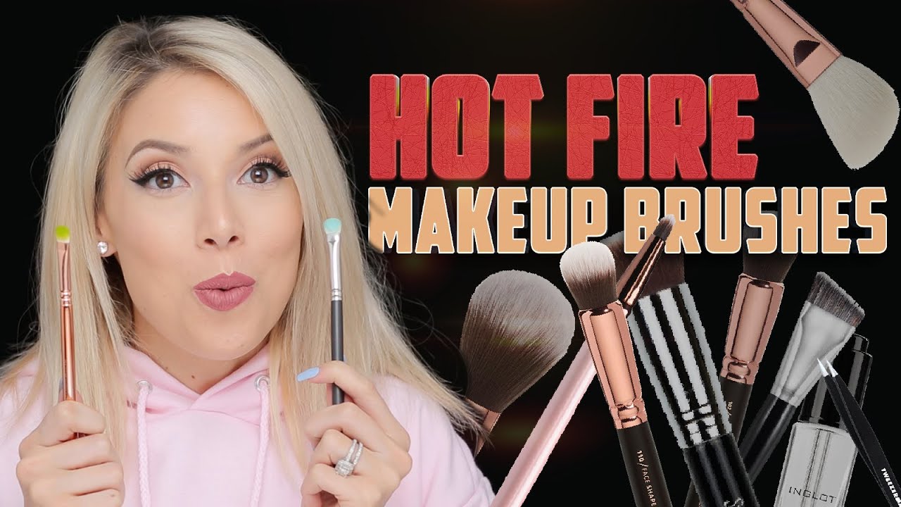 Hot Fire Makeup Brushes & Tools | Lustrelux