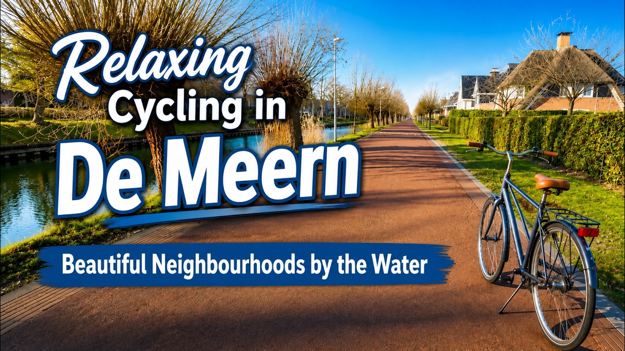 Relaxing Cycling in De Meern | Beautiful Neighbourhoods by the Water
