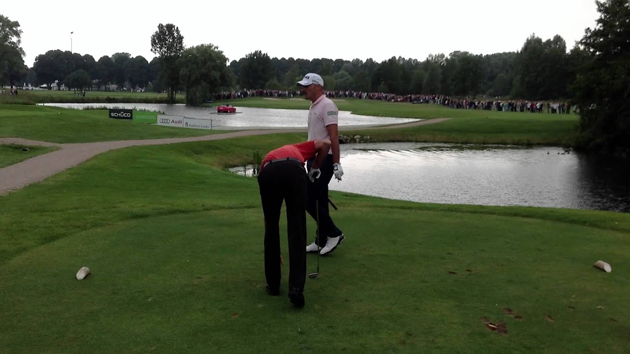 Schüco Open 2012 - 3rd Hole - Colin Montgomerie / Grégory Havret vs. Bubba Watson / Henrik Stenson