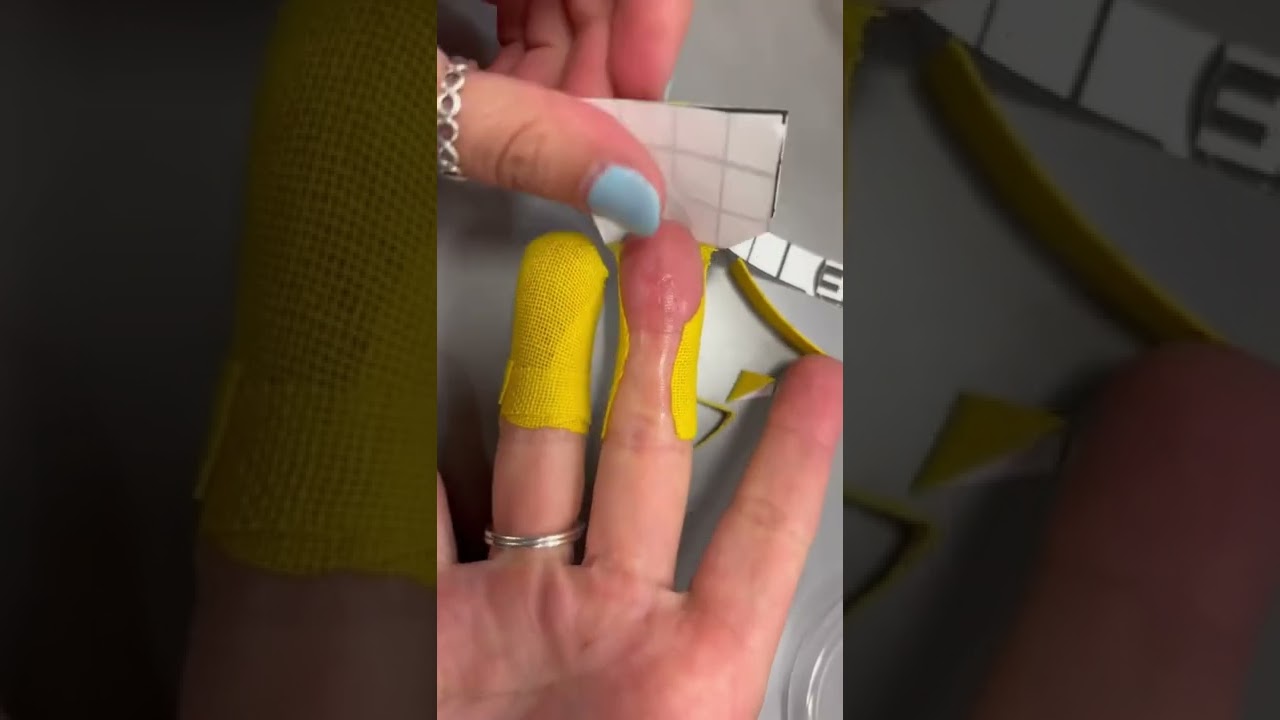 how tape your fingers for bowling