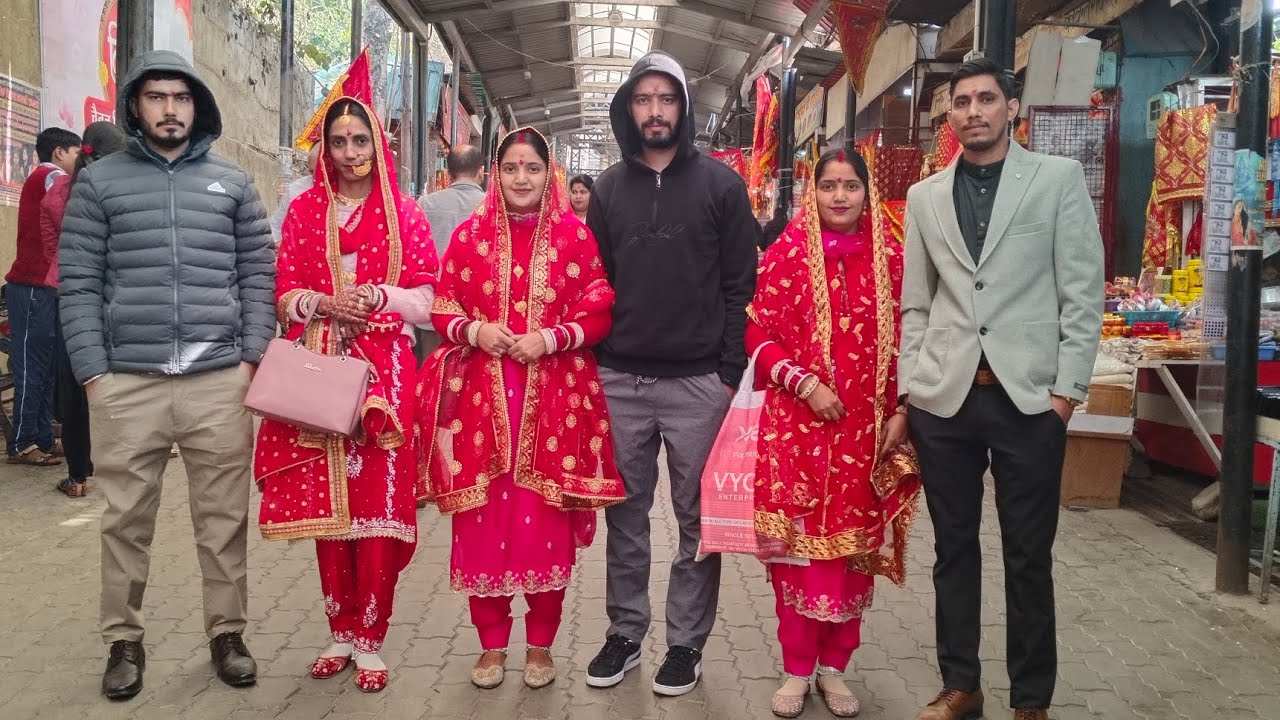 शादी के 2 साल बाद ज्वाला जी मंदिर जाने का मौका मिला👰#twins #village #himachal #family #nature #love