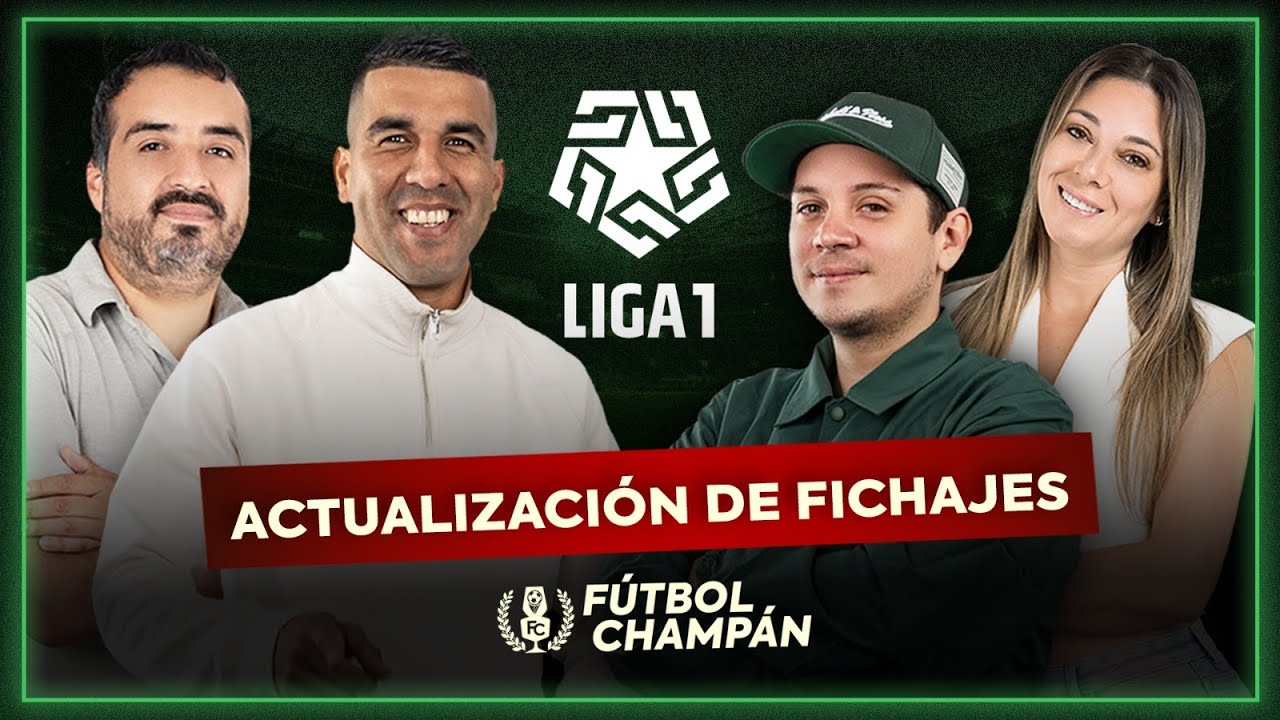F&Uacute;TBOL CHAMP&Aacute;N EN VIVO CON PAULO ALBARRAC&Iacute;N, ENRIQUE DE LA ROSA, JORGE CUBA Y VANESSA ALMENARA