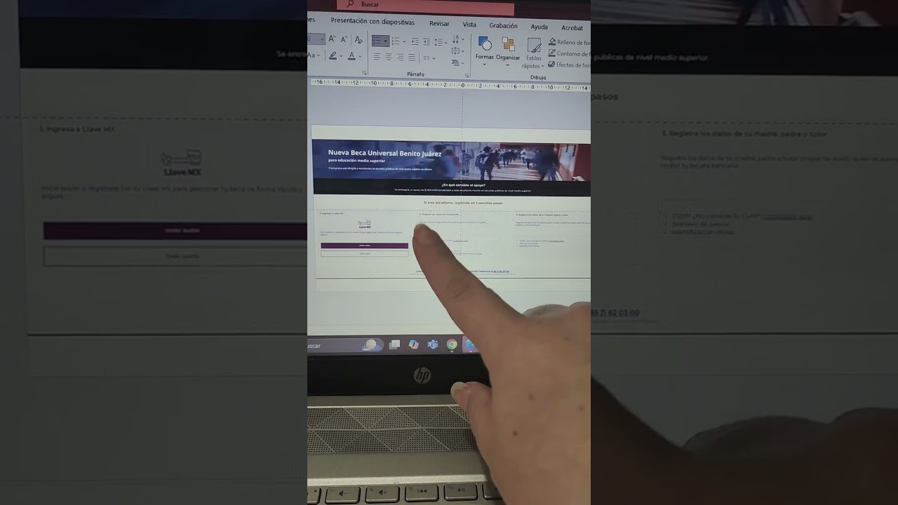 Paso a paso de registro para Beca Benito Juárez media superior