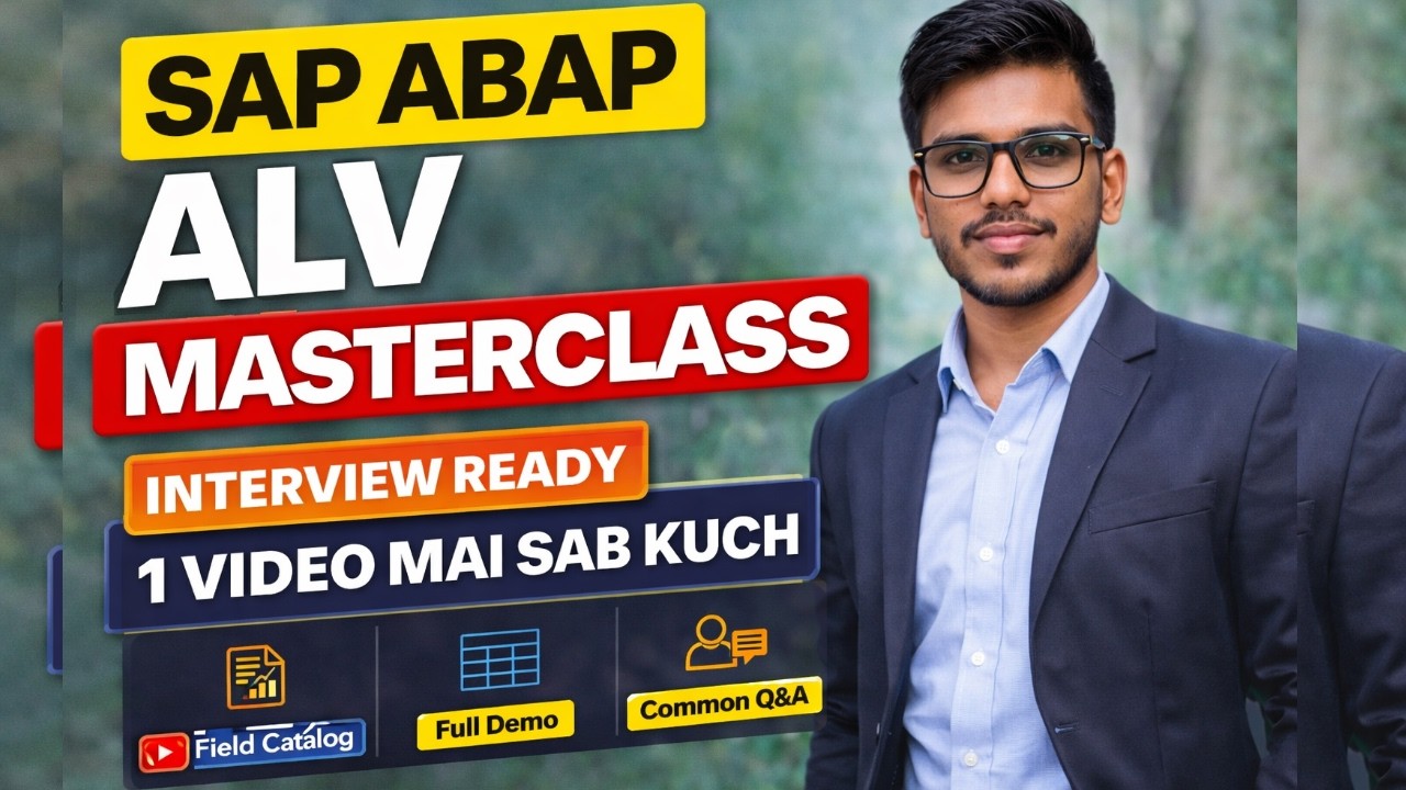 ALV Report in SAP ABAP using Field Catalog (Full Demo)