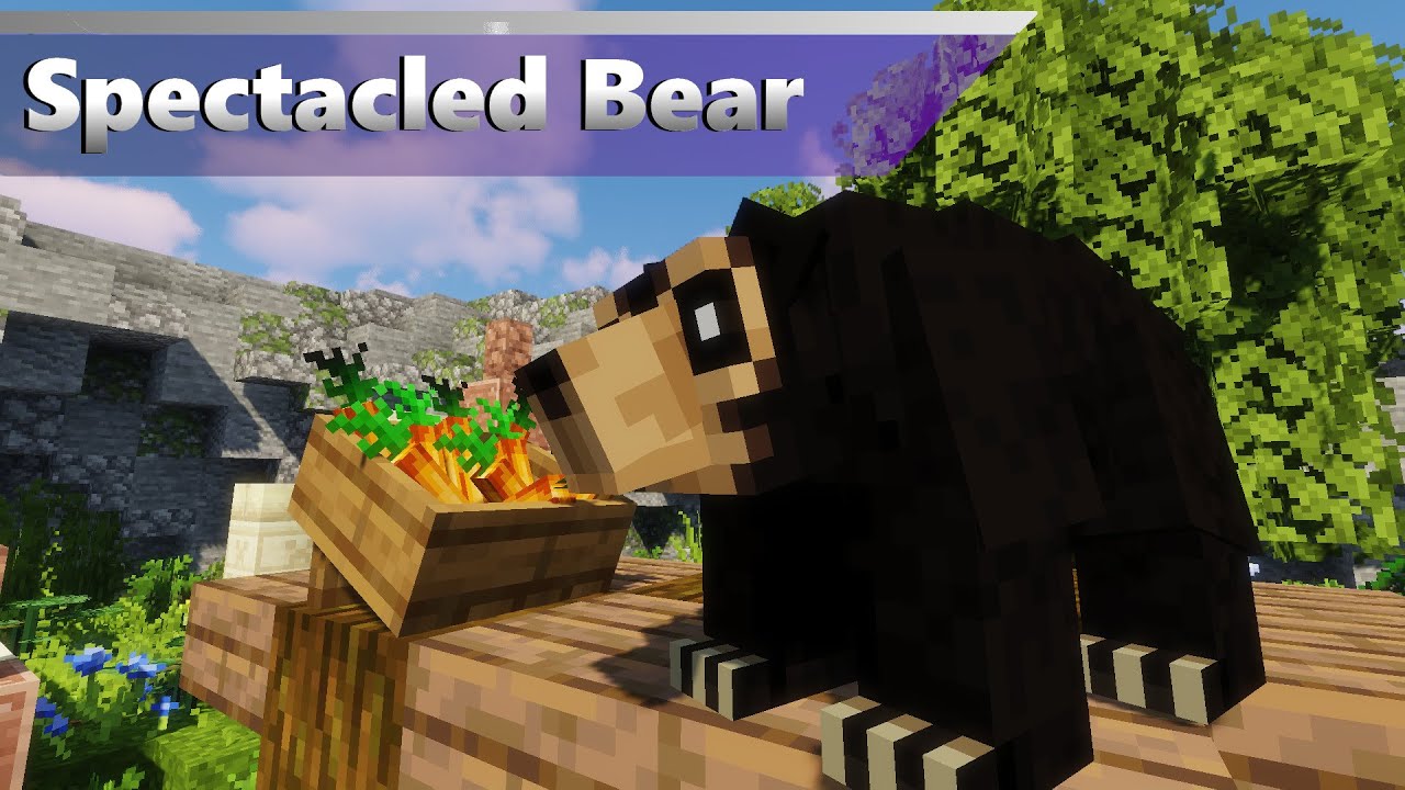 Очковый медведь | Зоопарк Алекса (Minecraft 1.16.5 Zoo)