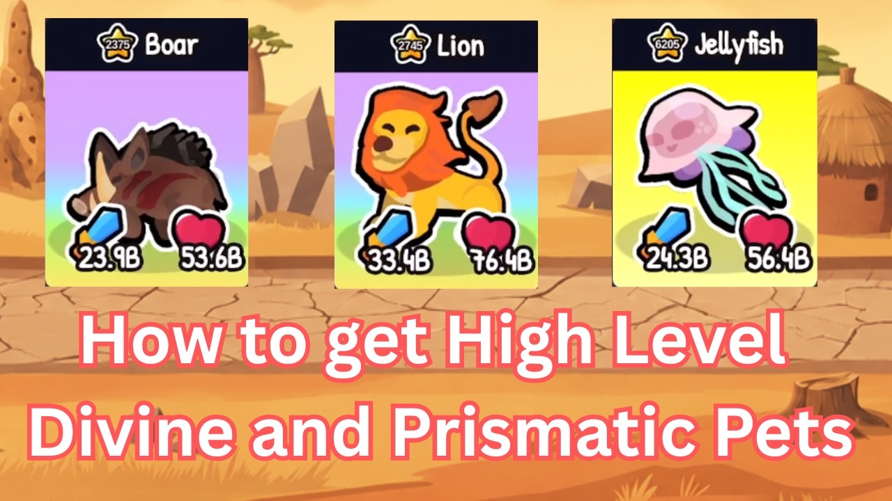 How to farm XP and gain high level Prismatic and Divine pets in Battle Pets #roblox #battlepets