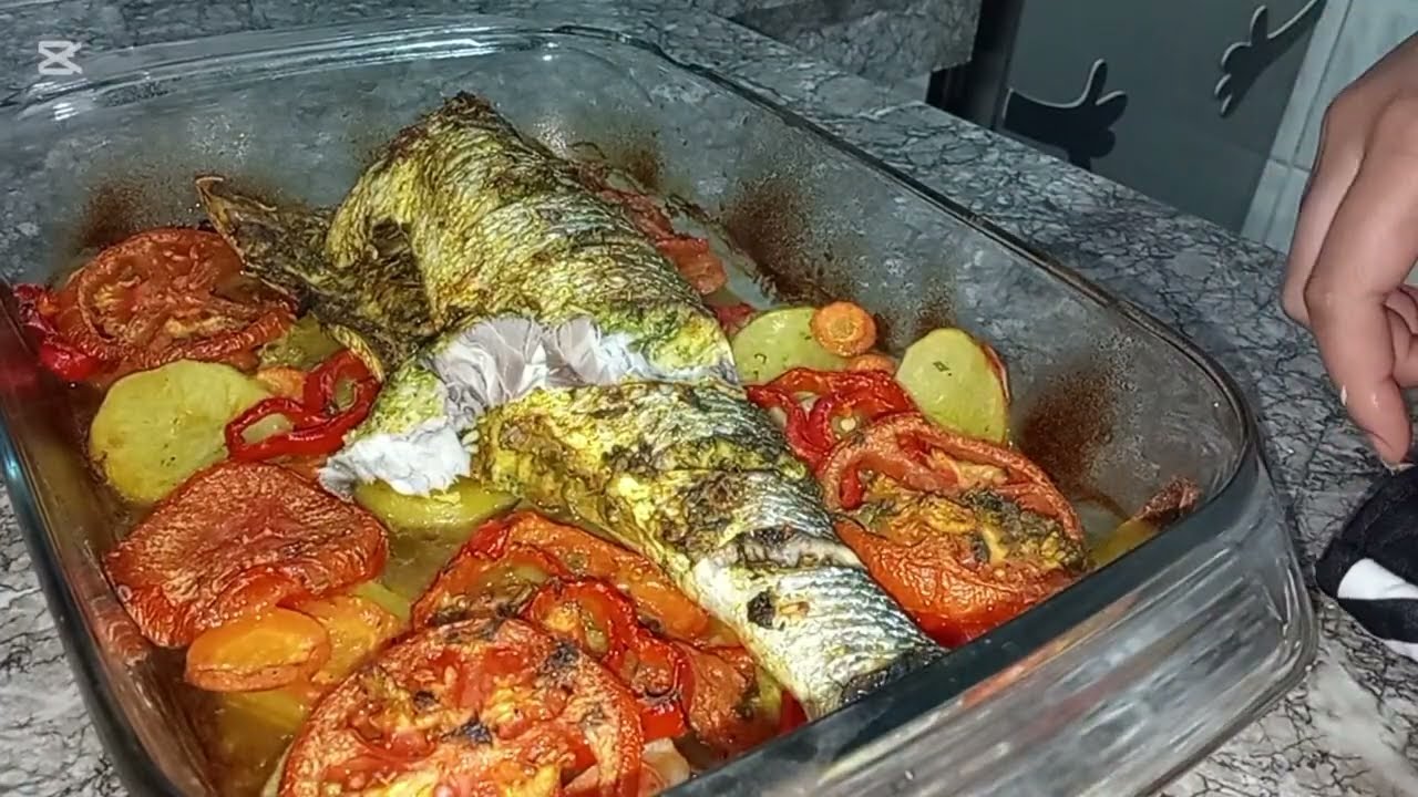 أجي دوزي نهار معايا وجت الحوت🐟🐟 في الفرن 