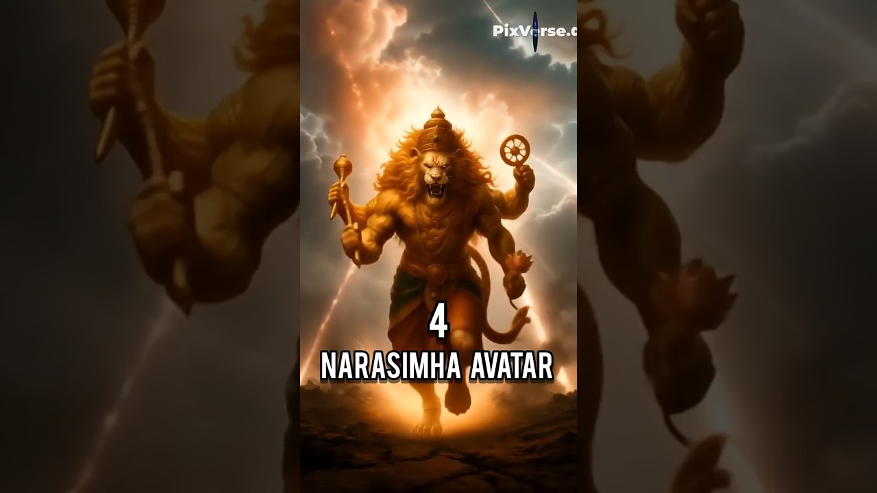 Lord Vishnu&rsquo;s 10 Avatars 🔱 &mdash; A Journey Through Time & Divinity!  #hinduism #god #midjourney