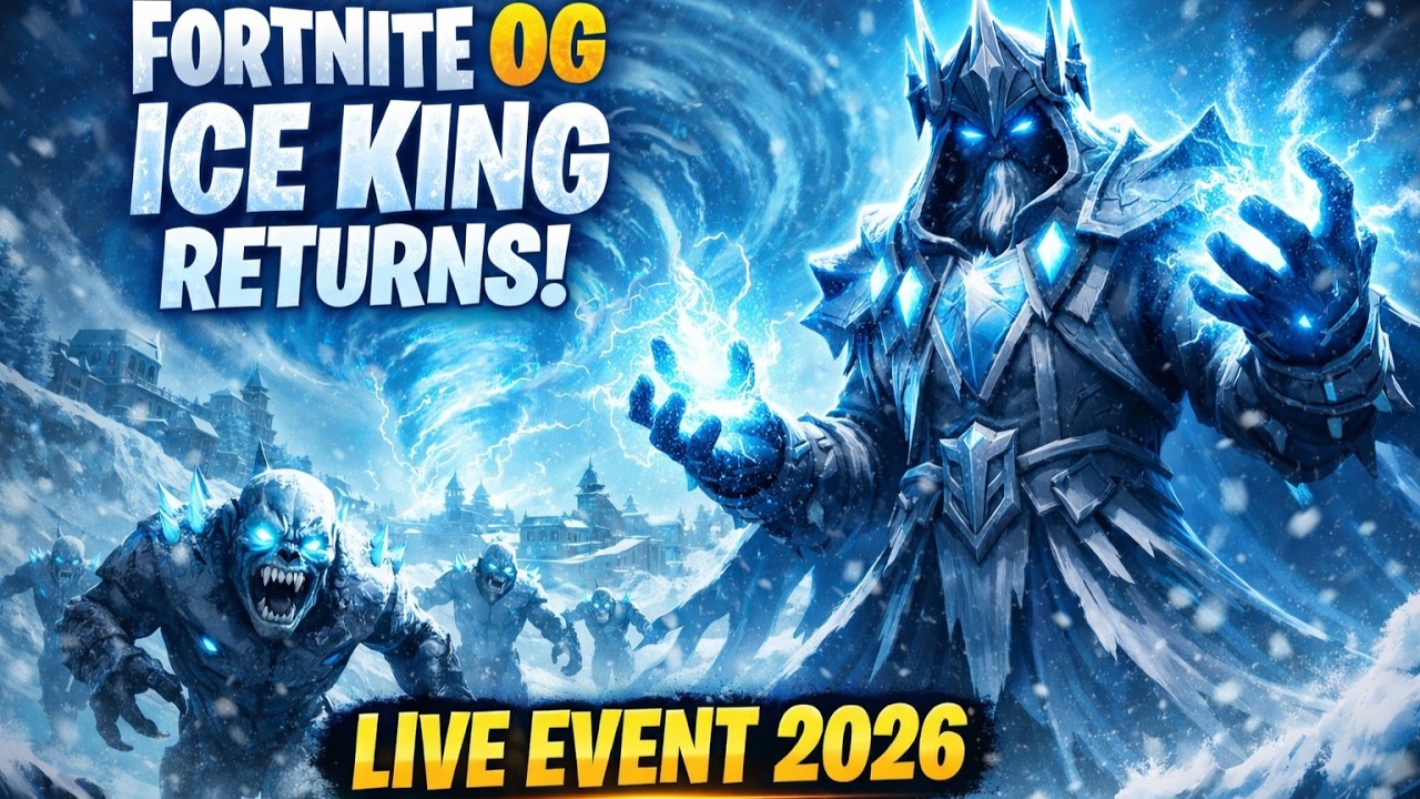 Fortnite OG Ice King Returns Live Event 2026
