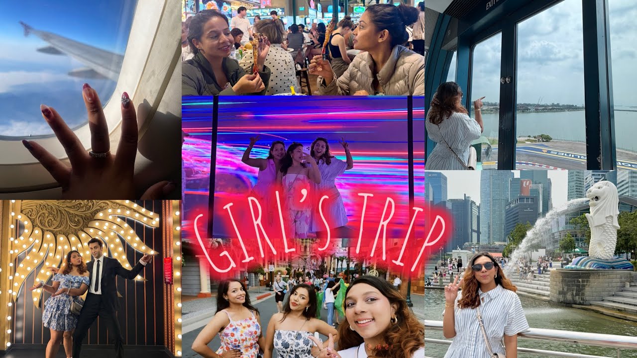 Girls Trip: Singapore Edition 🇸🇬 || food , shopping , fun , laughter 🥳