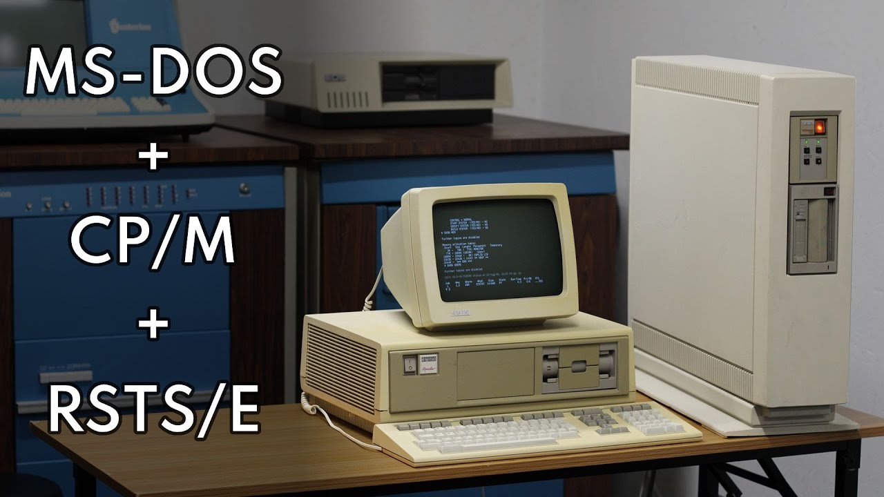 Booting MS-DOS, CP/M and RSTS/E* on a DEC Rainbow!