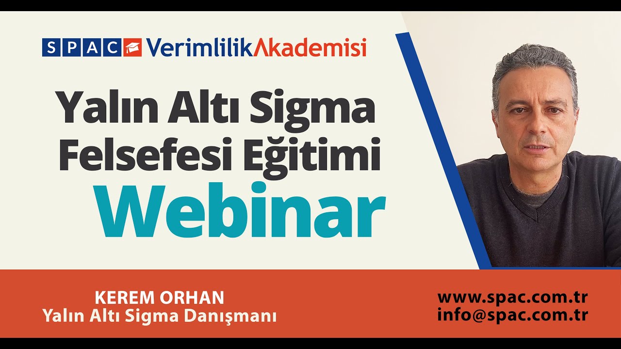 Yalın Altı Sigma Felsefesi Eğitimi – Webinar – 28 Mayıs 2020