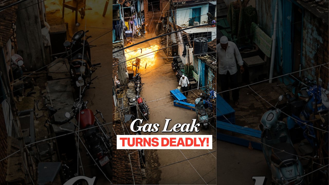 CCTV Captures Gas Cylinder Blast In Dharwad, Man Critically Hurt