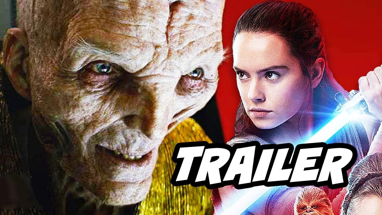 Star Wars The Last Jedi Trailer - Snoke Force Powers and Rey Ending Theory