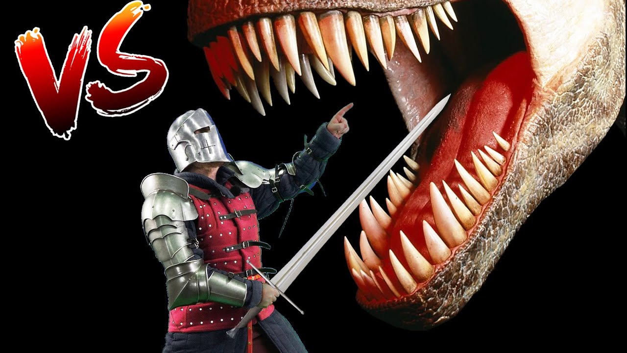 knights DESTROY dinosaurs, SCIENTIFIC PROOF!