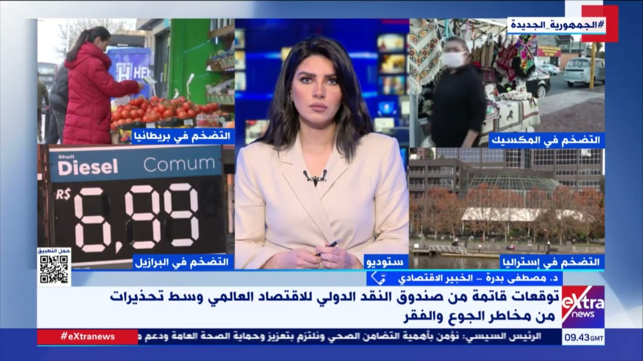 تغطية خاصة| د. مصطفي بدرة الخبير الاقتصادي يتحدث عن توقعات صندوق النقد الدولي للاقتصاد العالمي