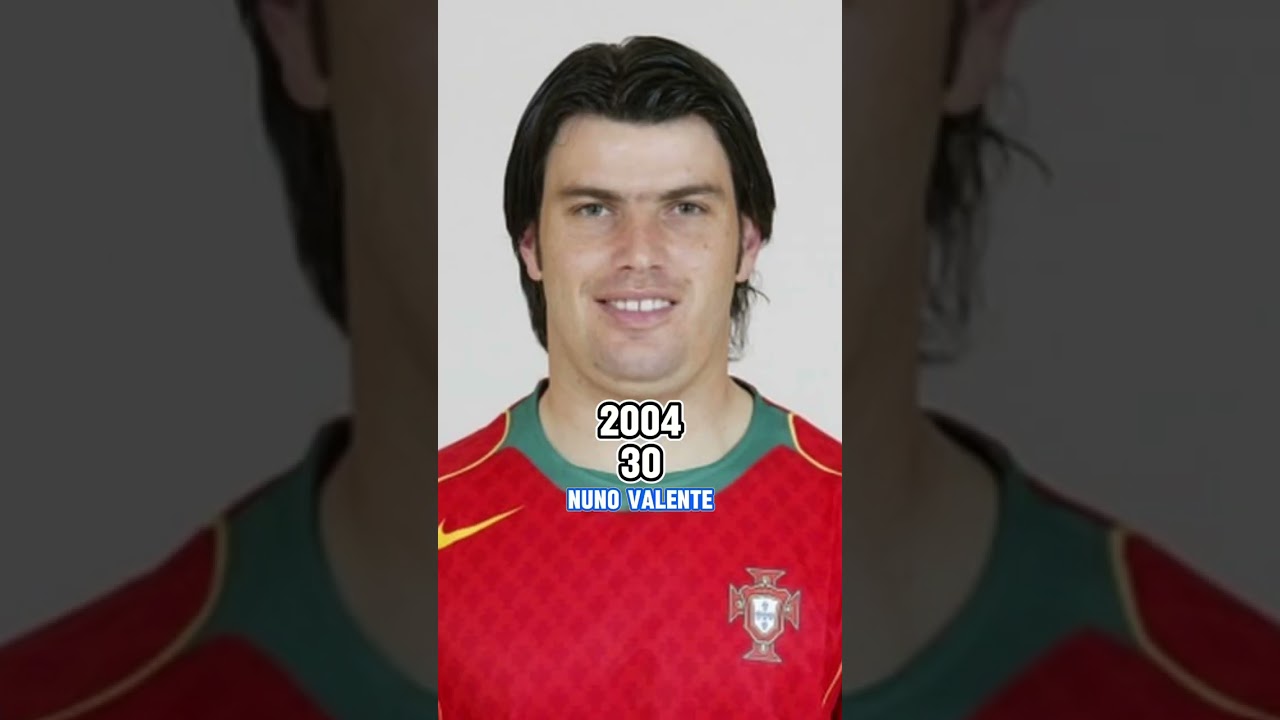 PORTUGAL AT EURO 2004🇵🇹 THEN AND NOW #ronaldo #euro #portugal #shorts