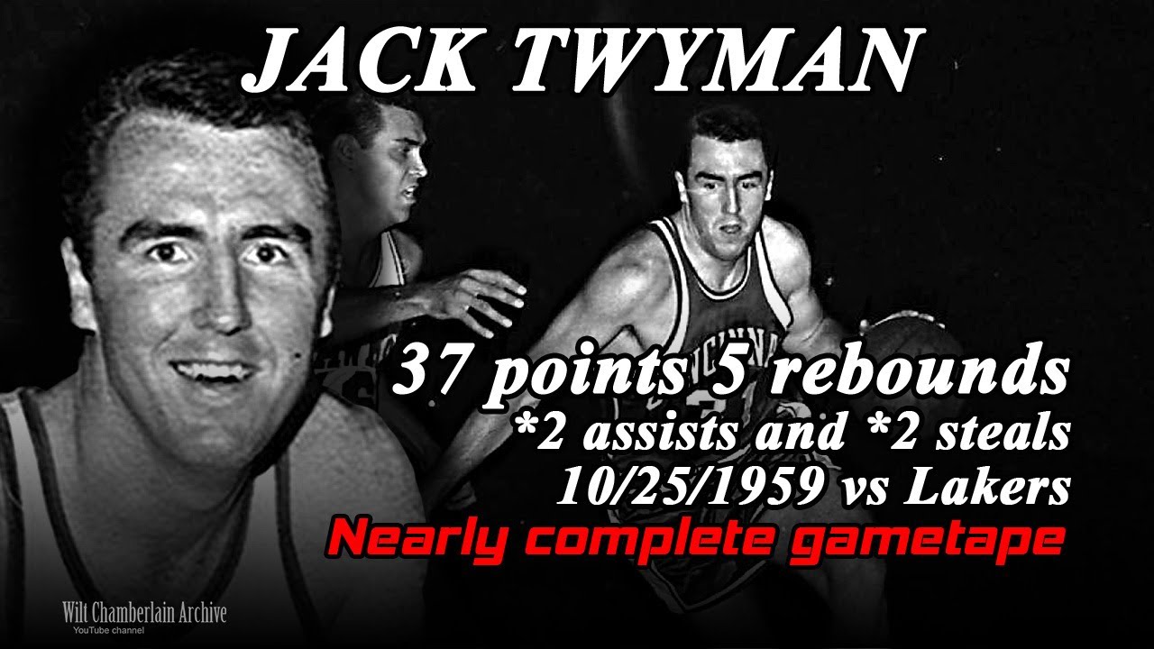 Jack Twyman - 37 points 5 rebounds - SHOOTING CLINIC!