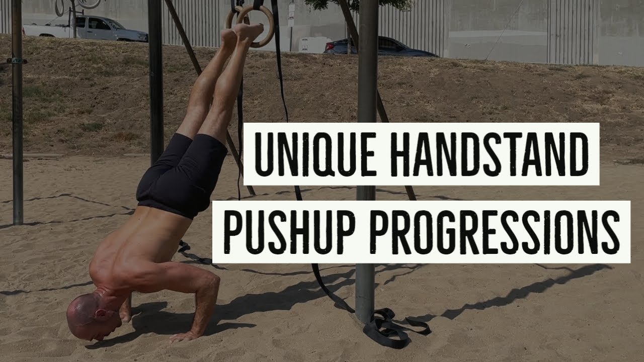 Decline Pike Pushups and Handstand Pushup Progression Tutorial (Utilizing Rings!)