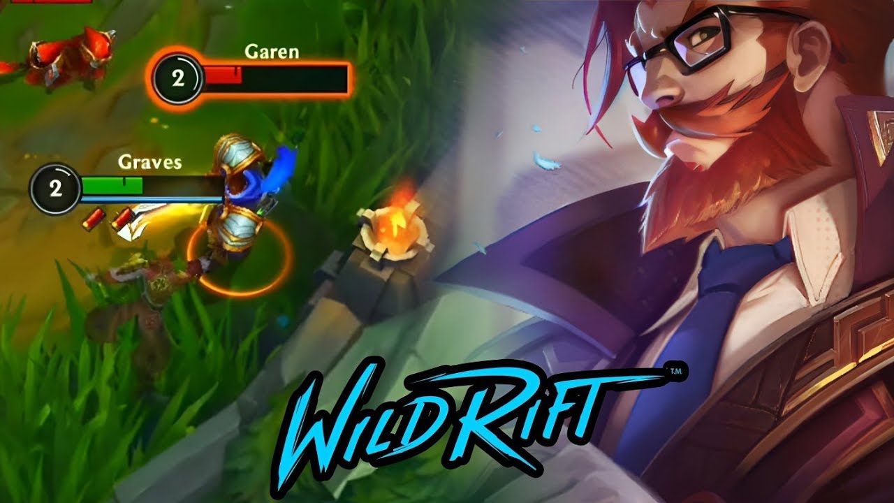 Wild rift Graves vs garen baron lane season 11