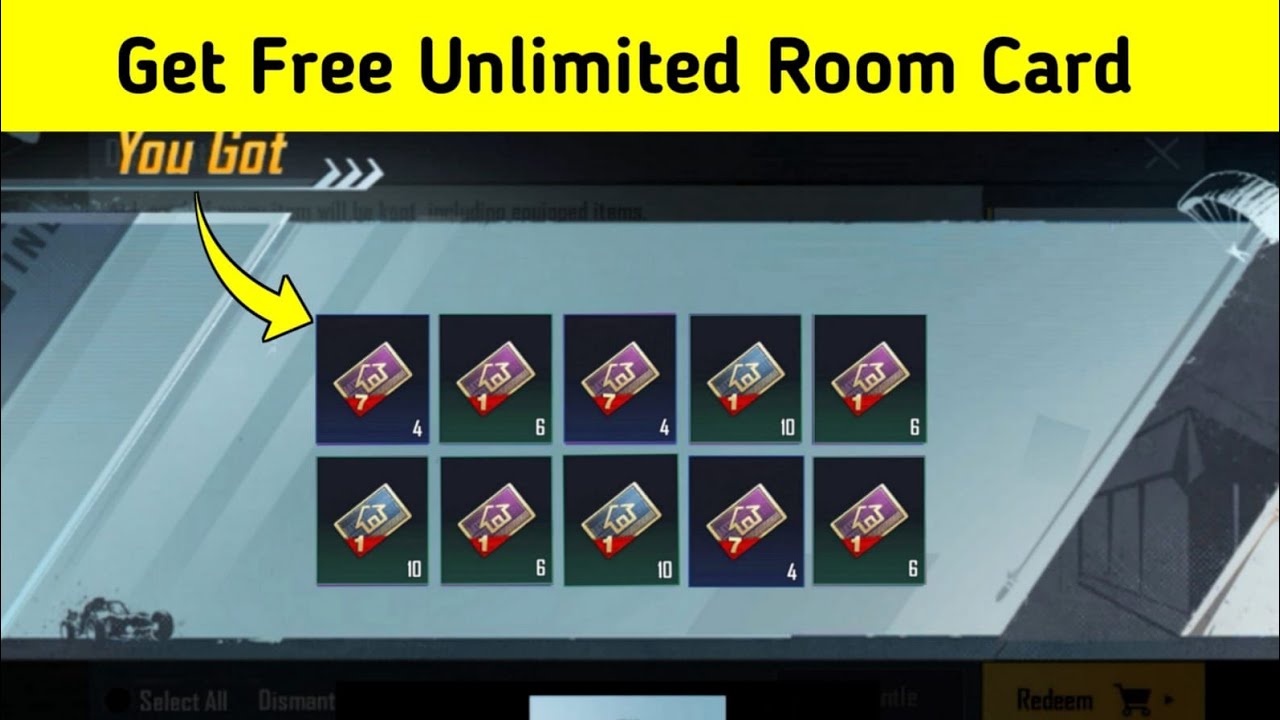 Get free Unlimited Custom Room card in bgmi |Pubg Mobile|free main custom room card kaise le