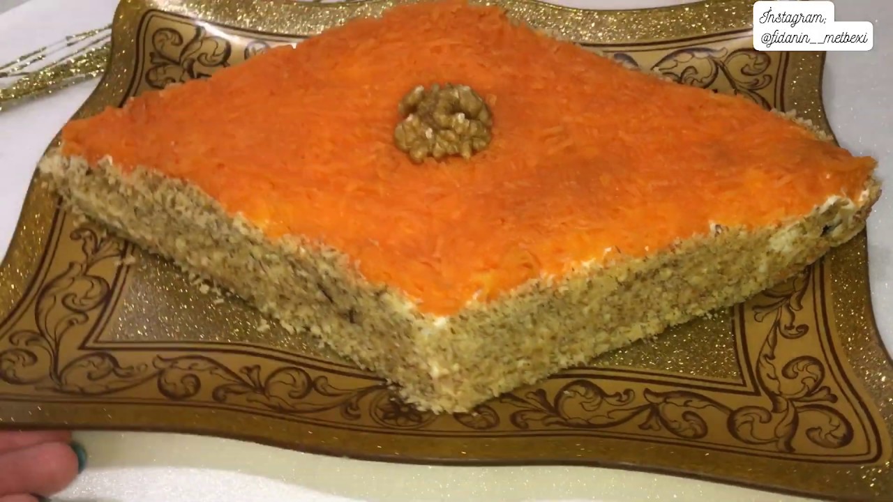 Novruz bayramina ozel Paxlava formasinda salat.#salatlar#paxlava#novruzbayrami