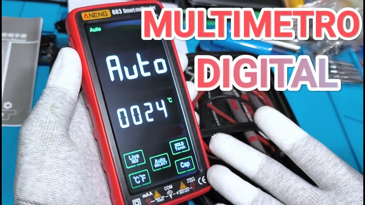 Reseña MULTIMETRO Digital | 100% AUTOMATICO
