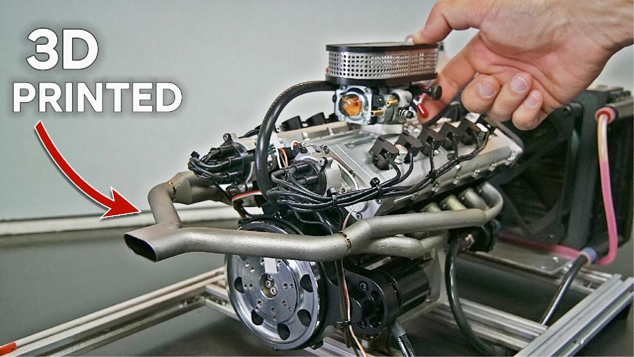 RC V12 Engine Gets TITANIUM Exhaust!