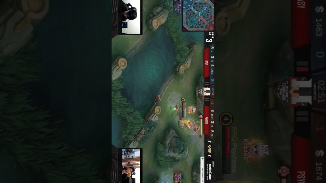 By One Chou tournament RRQ Psycho vs AE Rasy Cena #shorts #mlbb #mobilegames