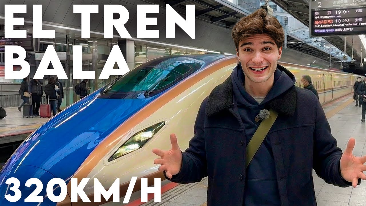 Así se vive el TREN BALA en JAPÓN a casi 300 km por hora