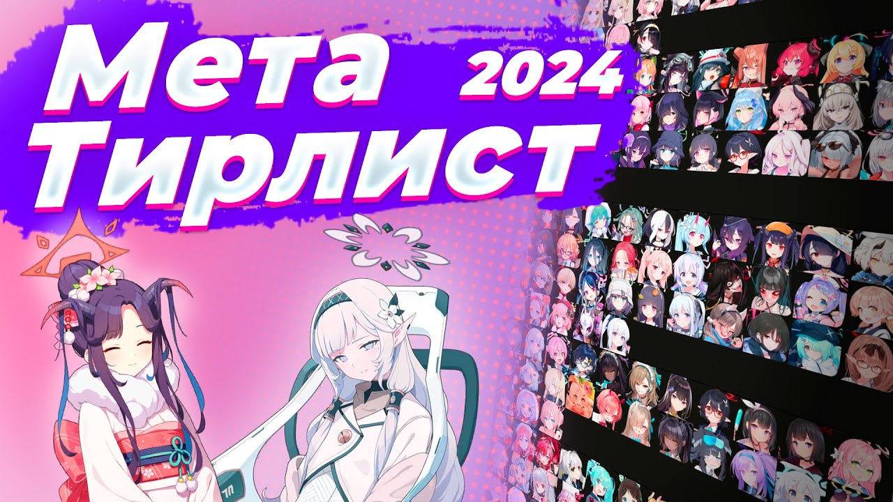 Мета тирлист лучших девочек [Blue Archive]