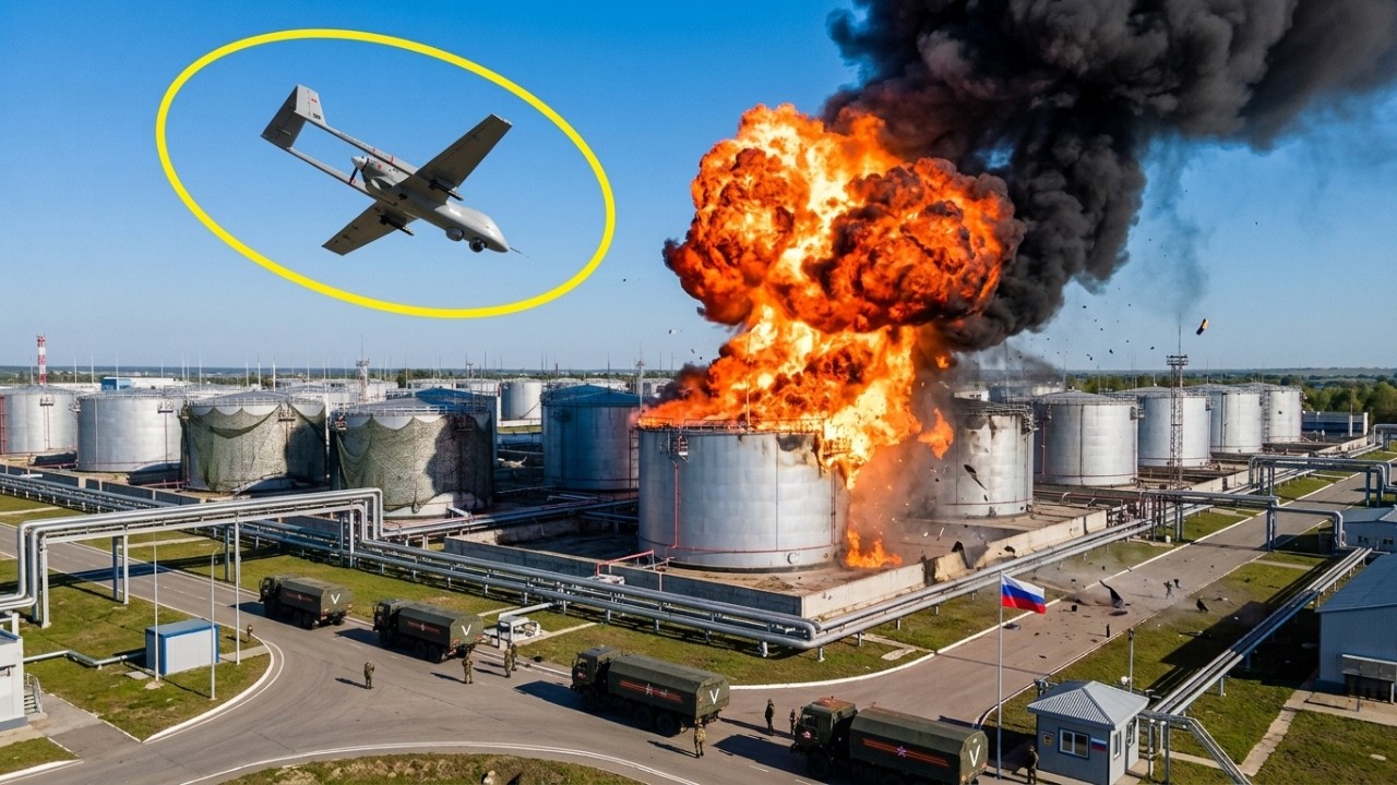 Ukrainian Drones STRIKE Russia's Strategic Fuel Depot Near Moscow &mdash; Then THIS Happened...