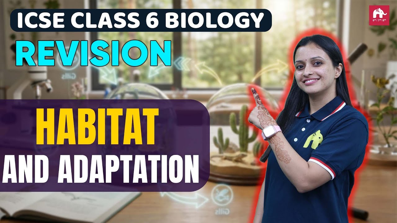 Habitat and Adaptation ICSE Class 6 Biology| Exam Revision
