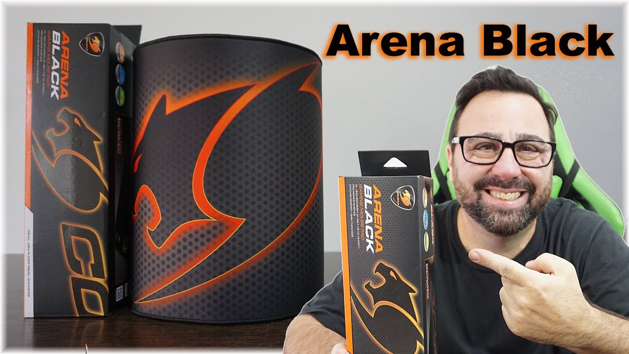 Super equilibrado - Mouse Pad Cougar Arena Black Gaming