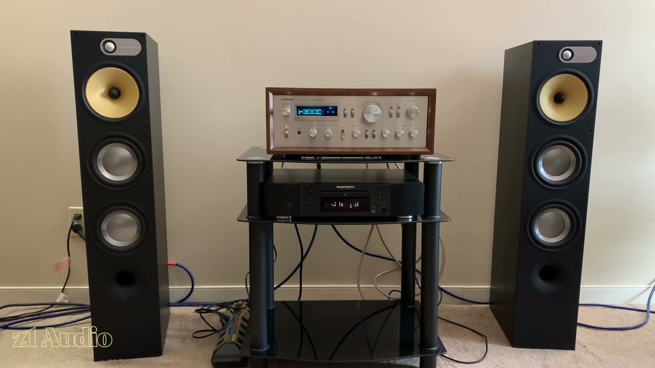 Pioneer SA-8800 | Bowers & Wilkins 683 | Marantz CD Player.
