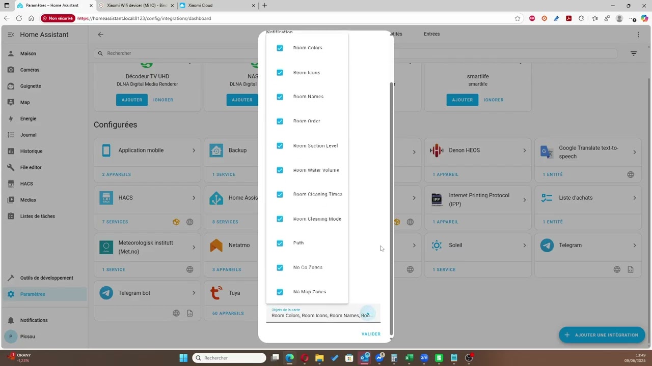 Home Assistant -  Intégrer un aspirateur Dreame  #homeassistant #dreame