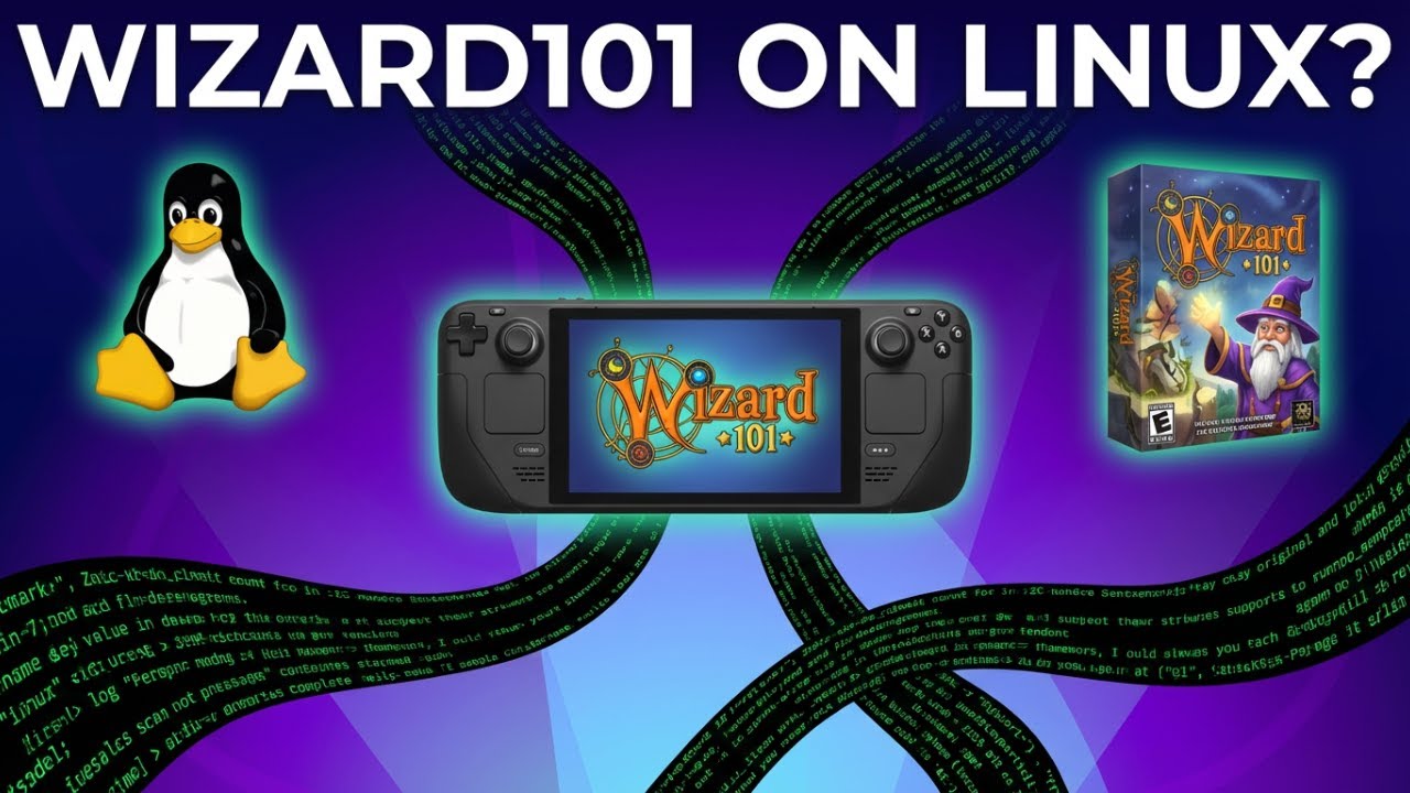 You can Install WIZARD101 on Linux and Steam Deck NOW?