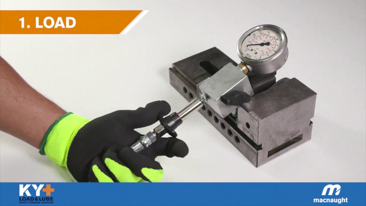 KY+ Safety Grease Coupler by Macnaught Instructions Video