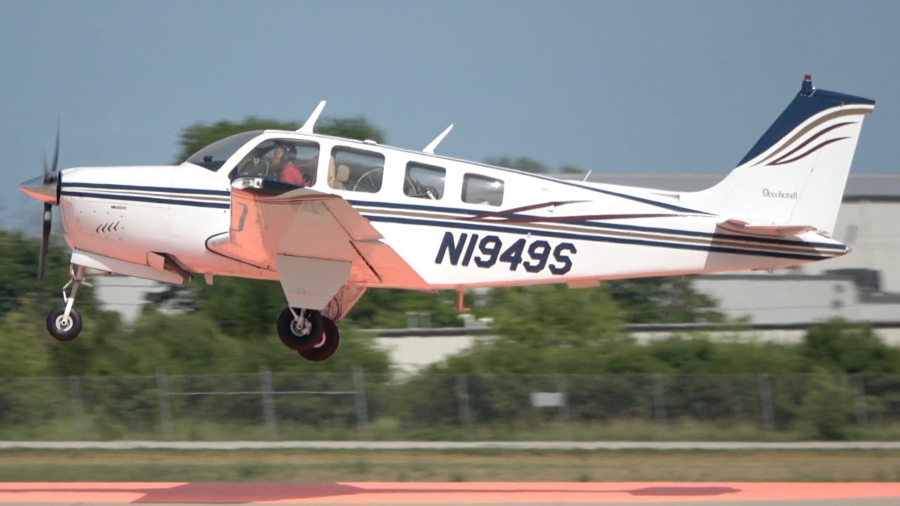 Rogue Bonanza Lands OPPOSITE to the Pattern at Oshkosh!