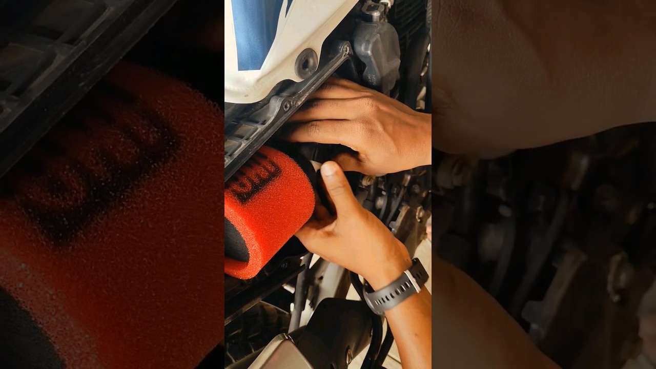 UNI Power filter xpulse💥പൊട്ടുവോ ഇത് 💥 #youtubeshorts#uniairfilter# #xpulse #xpulse200 #heroxpulse