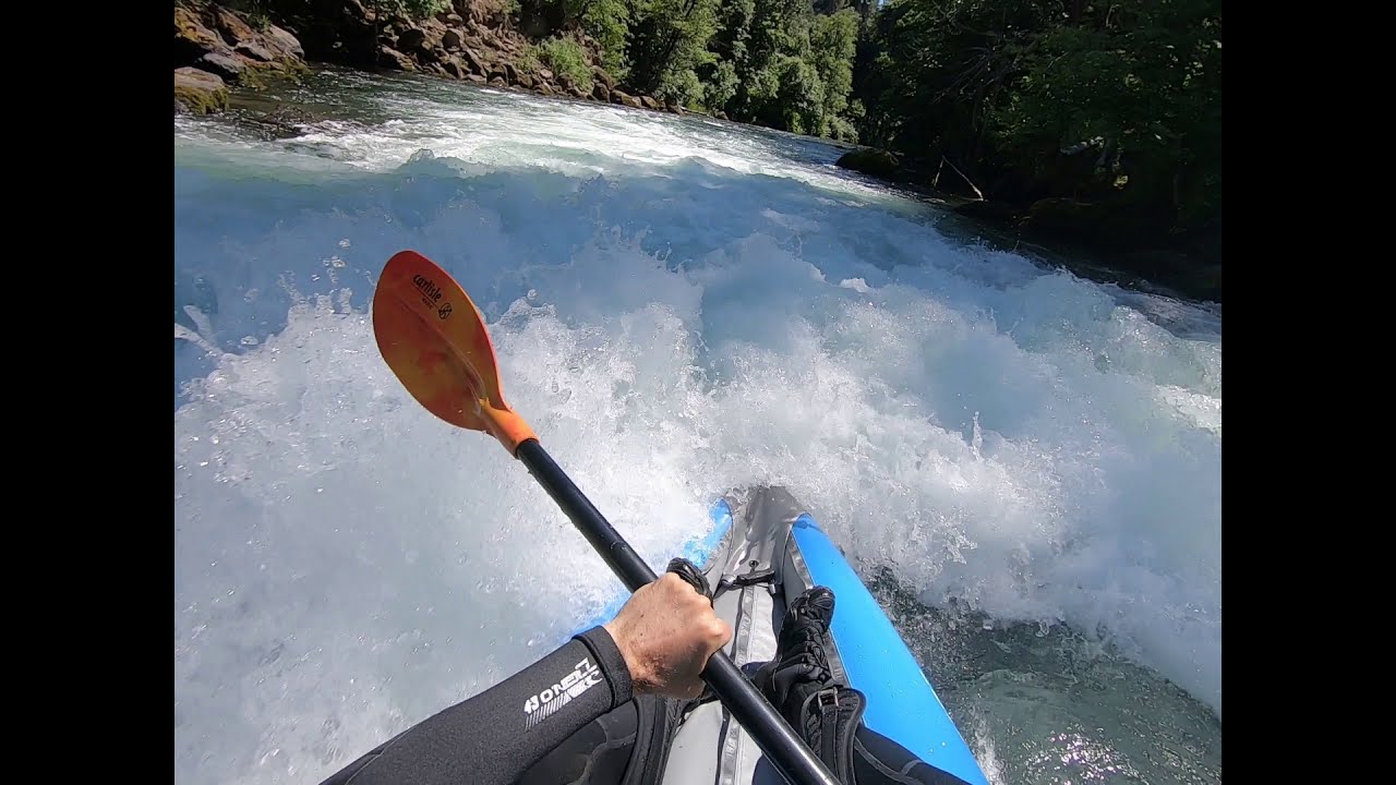 Whitewater Tandom Inflatable Kayak (Ducky) White Salmon River
